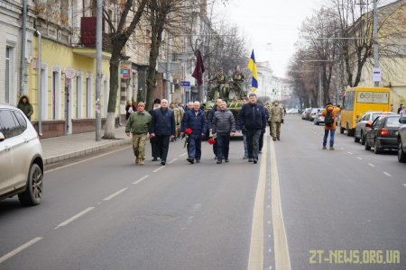 Урочистою ходою та покладанням квітів в Житомирі вшанували пам'ять воїнів-інтернаціоналістів