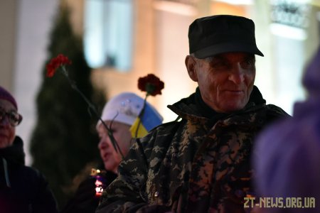 У Житомирі вшанували пам’ять Героїв Небесної Сотні
