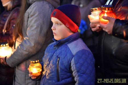 У Житомирі вшанували пам’ять Героїв Небесної Сотні