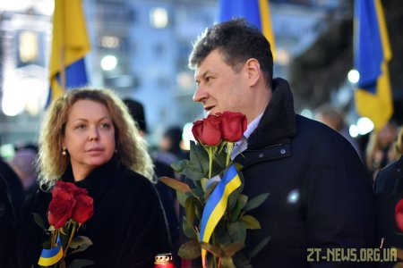 У Житомирі вшанували пам’ять Героїв Небесної Сотні
