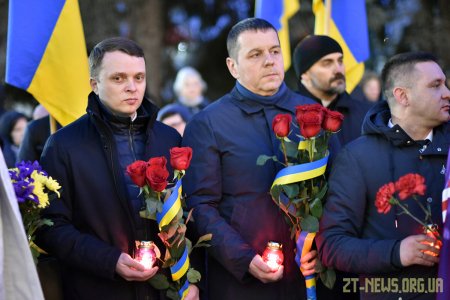 У Житомирі вшанували пам’ять Героїв Небесної Сотні