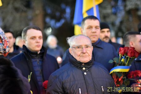 У Житомирі вшанували пам’ять Героїв Небесної Сотні