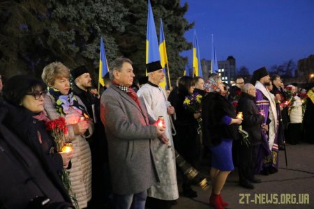 У Житомирі вшанували пам’ять Героїв Небесної Сотні