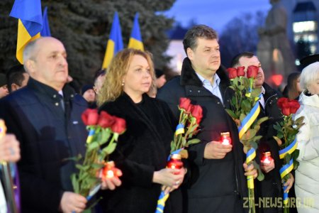 У Житомирі вшанували пам’ять Героїв Небесної Сотні