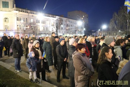 У Житомирі вшанували пам’ять Героїв Небесної Сотні