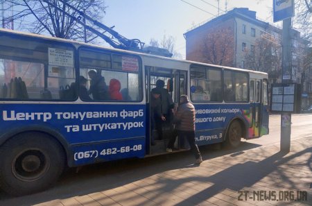 На вихідних у Житомирі не працюватиме електротранспорт