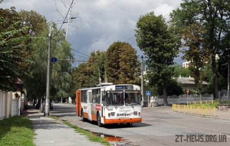 Через ремонт Великої Бердичівської тимчасово відмінено 2 тролейбусні маршрути