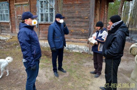 Володимир Федоренко зустрівся з потерпілими від пожеж в Овруцькому районі