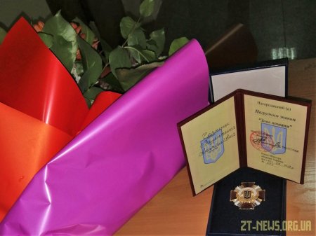 Мати загиблого Героя отримала відзнаку «Знак пошани» та подяку Міністерства оборони України