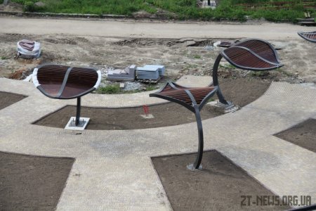 Тривають роботи з реконструкціі&#776; набережноі&#776; річки Тетерів