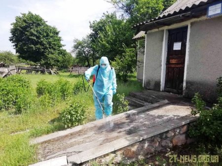 Задля попередження розповсюдження коронавірусу проведено дезінфекцію у трьох населених пунктах області