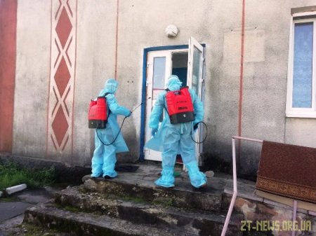 Задля попередження розповсюдження коронавірусу проведено дезінфекцію у трьох населених пунктах області