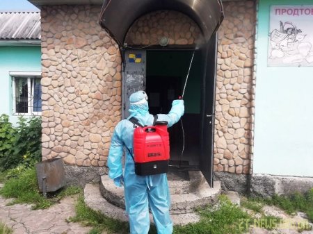 Задля попередження розповсюдження коронавірусу проведено дезінфекцію у трьох населених пунктах області