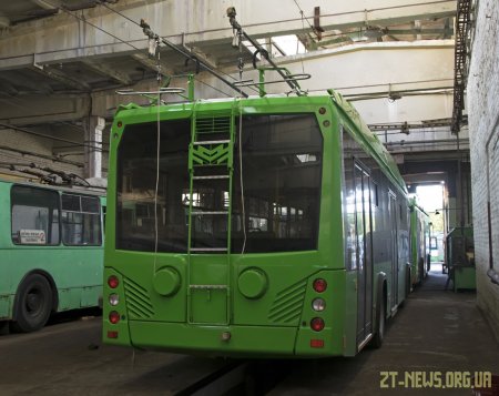 До Житомира вже приїхали 4 з 50 нових тролейбусів
