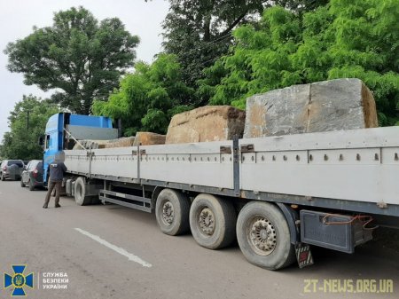 СБУ задокументувала на Житомирщині незаконний видобуток граніту на понад 70 мільйонів гривень