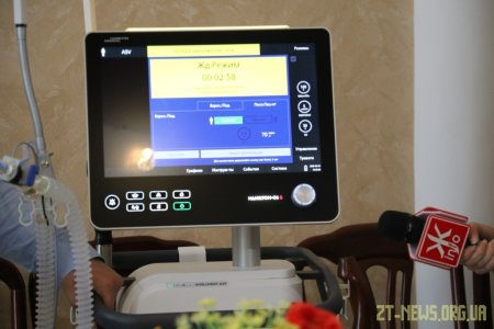 Для житомирських лікарень придбали 4 апарати ШВЛ