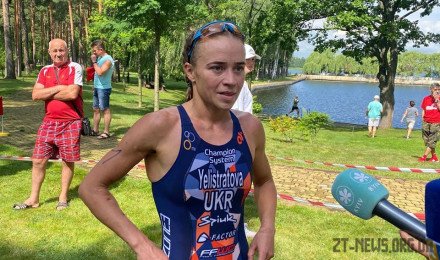 Житомирянка Юлія Єлістратова виграла чемпіонат України з триатлону в Сухолуччі