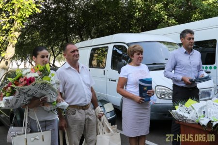 Поліцейських Житомира привітали із першим ювілеєм