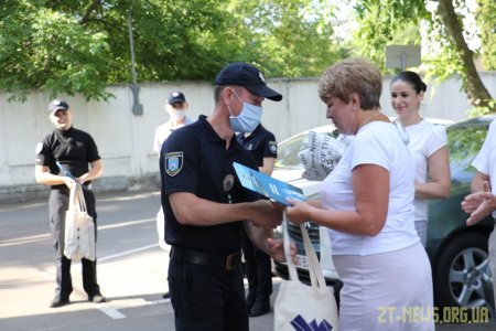 Поліцейських Житомира привітали із першим ювілеєм