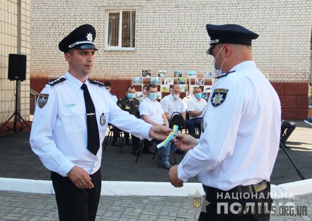 Поліцейських Житомира привітали із першим ювілеєм