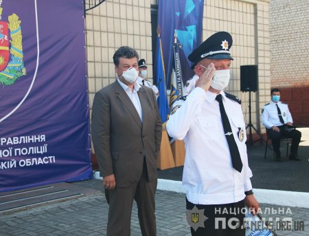 Поліцейських Житомира привітали із першим ювілеєм