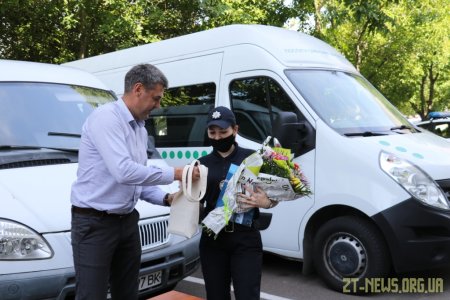 Поліцейських Житомира привітали із першим ювілеєм