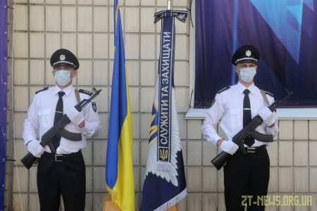 Поліцейських Житомира привітали із першим ювілеєм