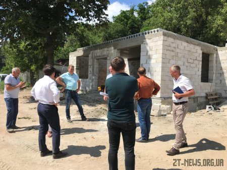 Сергій Сухомлин проінспектував хід виконання робіт на набережній річки Тетерів