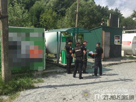 На Житомирщині правоохоронці зафіксували порушення на двох автозаправках