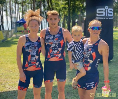 Житомиряни здобули перемогу на чемпіонаті України з триатлону в змішаних естафетах