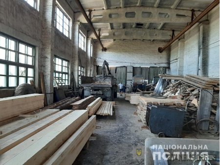 Коростишівські правоохоронці викрили пилораму з необлікованим лісоматеріалом