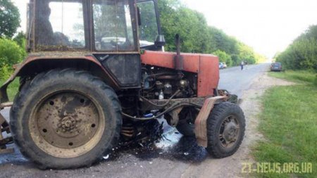 На підприємстві в Бердичівському районі чоловік на тракторі переїхав місцевого жителя