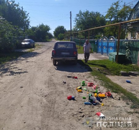 У Коростишеві нетверезий водій наїхав на двох дітей