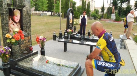 Учасники ветеранського велопробігу відвідали Житомир