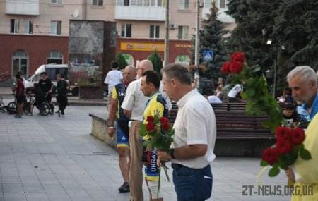 Учасники ветеранського велопробігу відвідали Житомир
