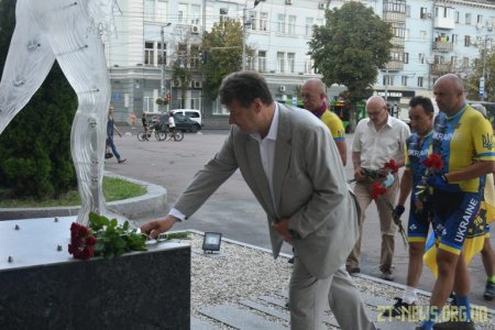 Учасники ветеранського велопробігу відвідали Житомир
