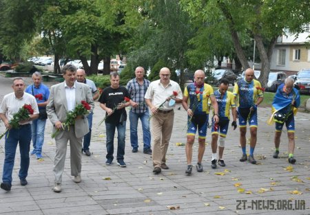 Учасники ветеранського велопробігу відвідали Житомир