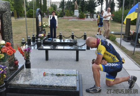 Учасники ветеранського велопробігу відвідали Житомир