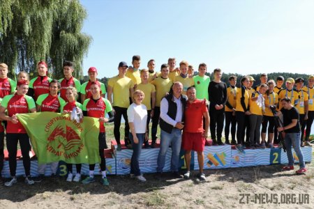 В Житомирі вперше відбувся чемпіонат України з веслування на човнах «Дракон»