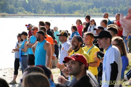 В Житомирі вперше відбувся чемпіонат України з веслування на човнах «Дракон»