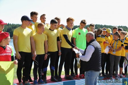 В Житомирі вперше відбувся чемпіонат України з веслування на човнах «Дракон»