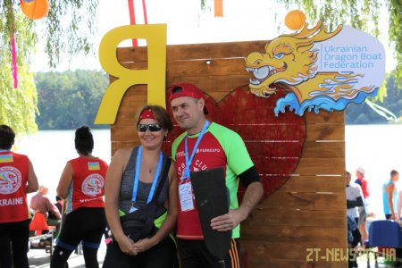 В Житомирі вперше відбувся чемпіонат України з веслування на човнах «Дракон»