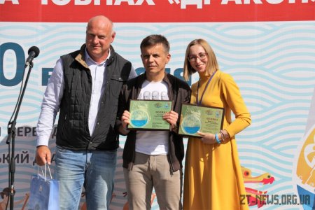 В Житомирі вперше відбувся чемпіонат України з веслування на човнах «Дракон»