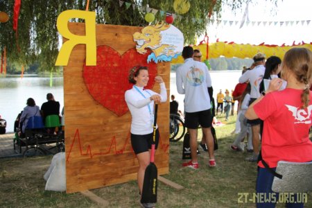 В Житомирі вперше відбувся чемпіонат України з веслування на човнах «Дракон»