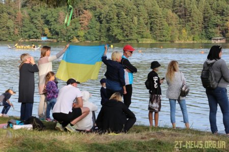 В Житомирі вперше відбувся чемпіонат України з веслування на човнах «Дракон»