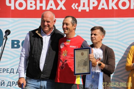 В Житомирі вперше відбувся чемпіонат України з веслування на човнах «Дракон»