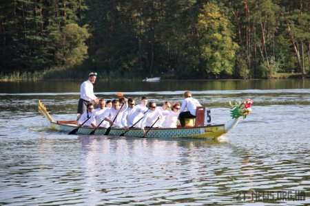 В Житомирі вперше відбувся чемпіонат України з веслування на човнах «Дракон»