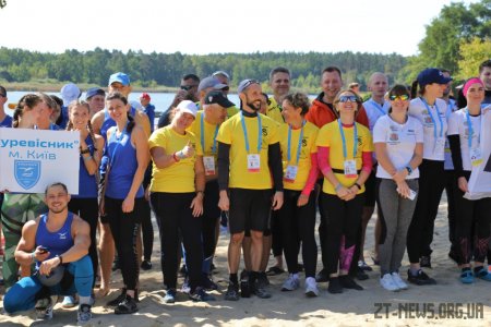 В Житомирі вперше відбувся чемпіонат України з веслування на човнах «Дракон»