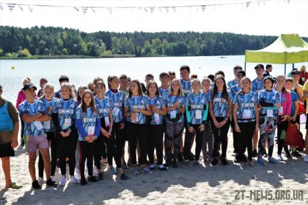 В Житомирі вперше відбувся чемпіонат України з веслування на човнах «Дракон»