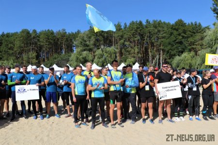 В Житомирі вперше відбувся чемпіонат України з веслування на човнах «Дракон»